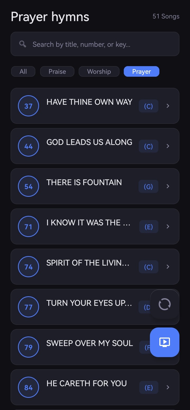 Hymnify Mobile - Prayer Songs